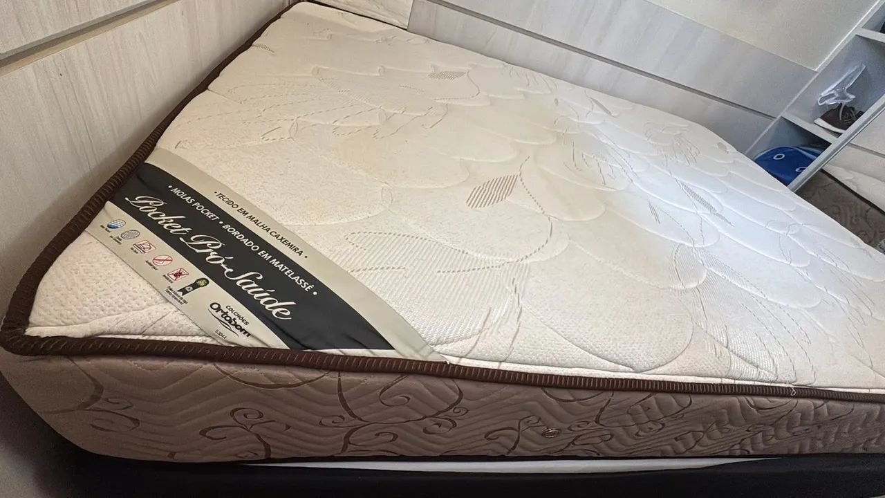CAMA CASAL ORTOBOM COM BOX ORTOBOM ZERADA