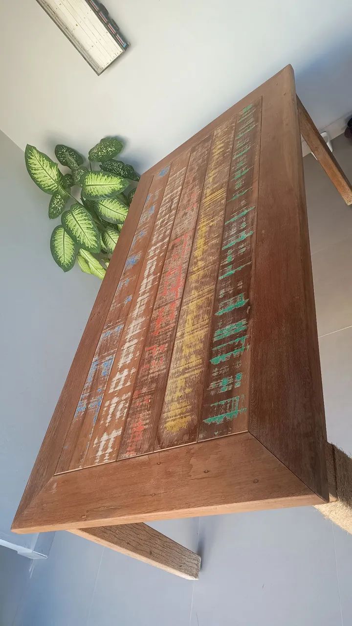 Mesa Madeira Maciça - Foto 2