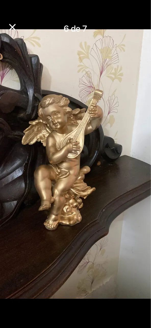 Anjo da guarda estilo barroco 