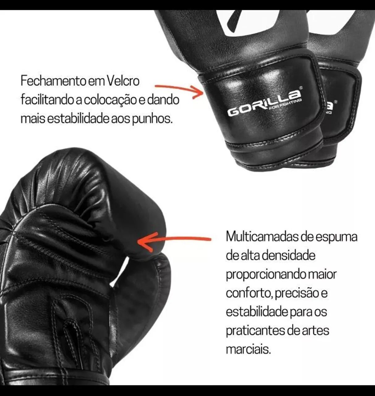 Luvas Gorilla Pró - 8 Oz - Foto 4