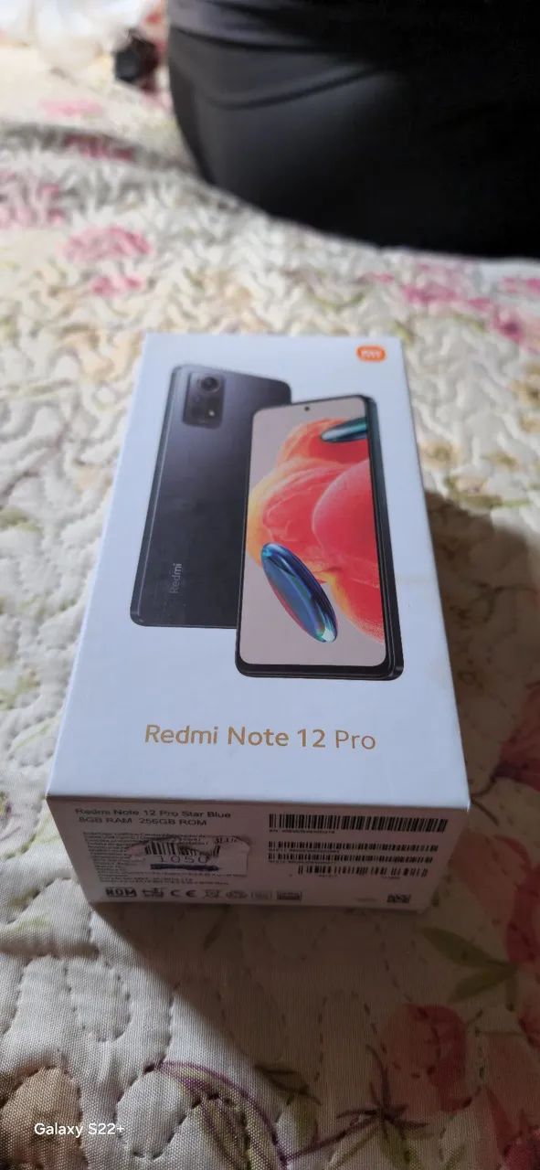Redmi Note 12 Pro Blue Star Edition 5G 256GB ? Impecável! - Foto 3