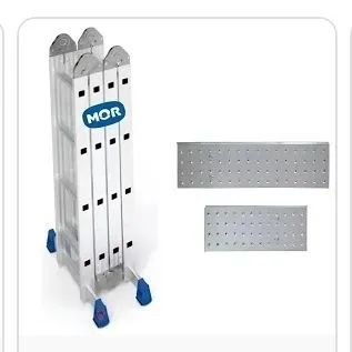 Escada MULTIFUNCIONAL 4X3 com plataforma.  - Foto 3