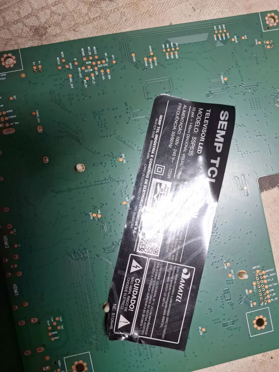 placa principal tcl  semp 55p635 - Foto 3