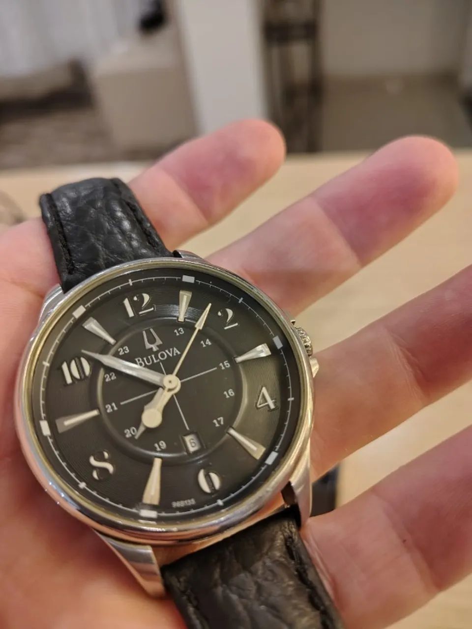 Relógio Bulova Quartzo pulseira em Couro - Foto 4