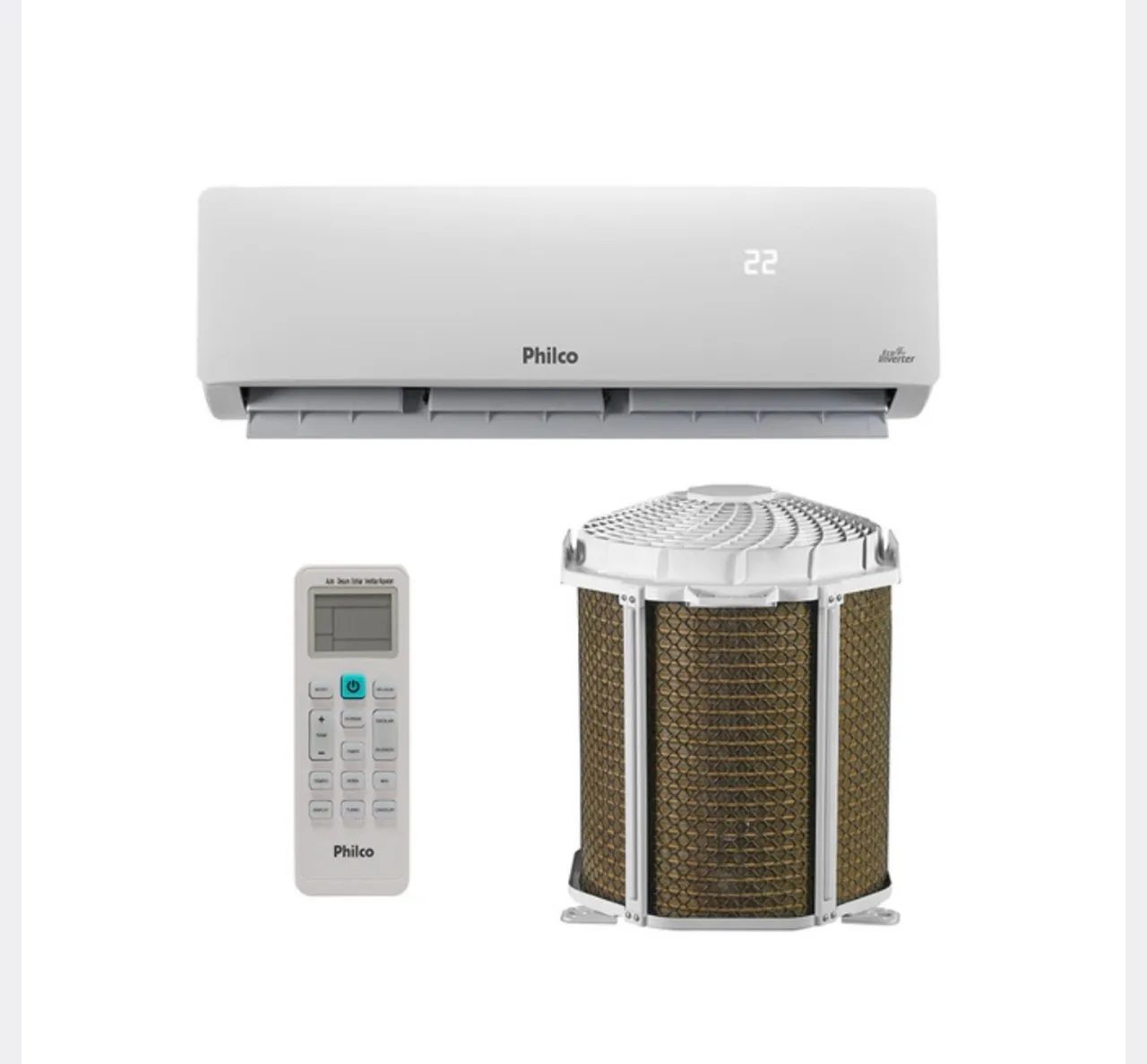 Ar Condicionado Split Hi Wall - Inverter R-32 - Philco - 12.000 Btus 