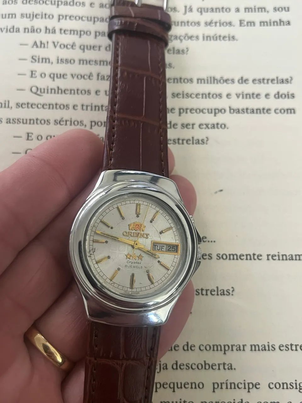 Relógio Orient Automático clássico antigo 