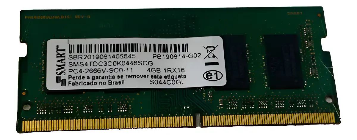 Memória RAM 4GB 1 Smart NOVO - Foto 2