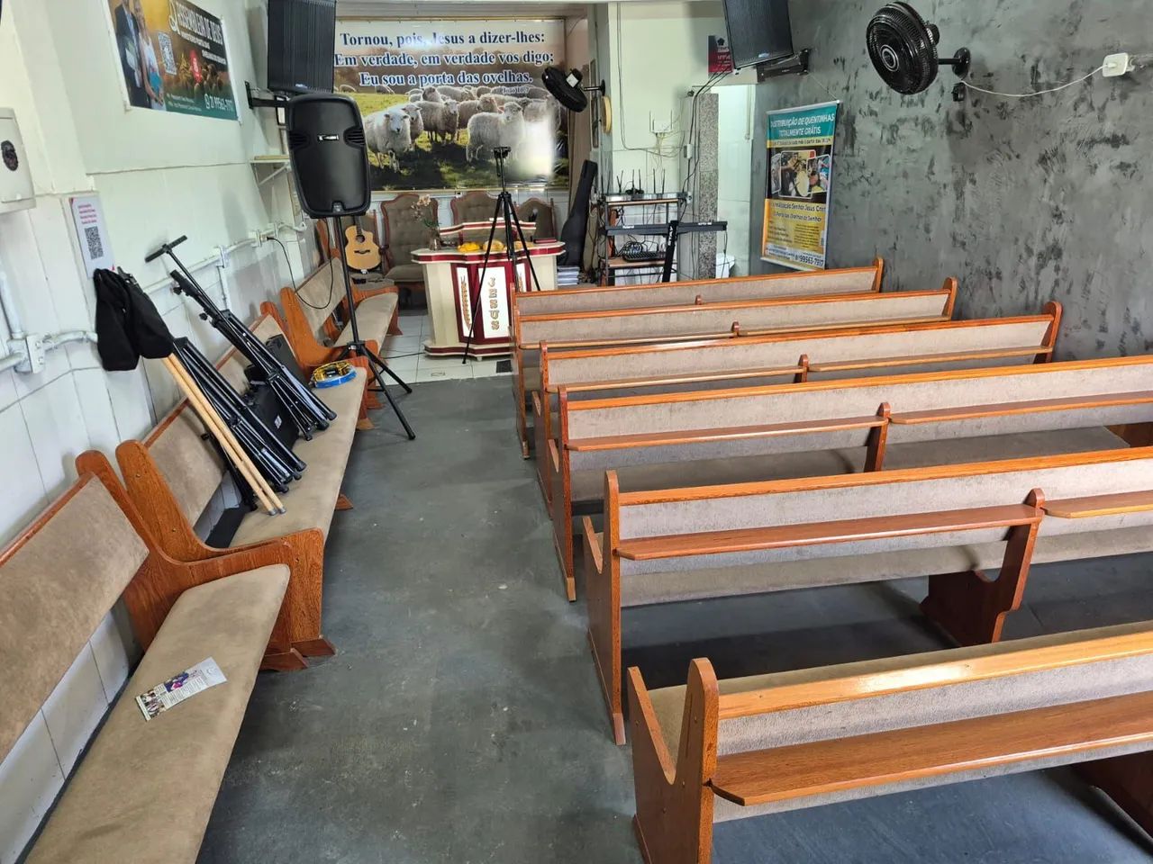 Bancos e cadeiras e Som para igreja  - Foto 5