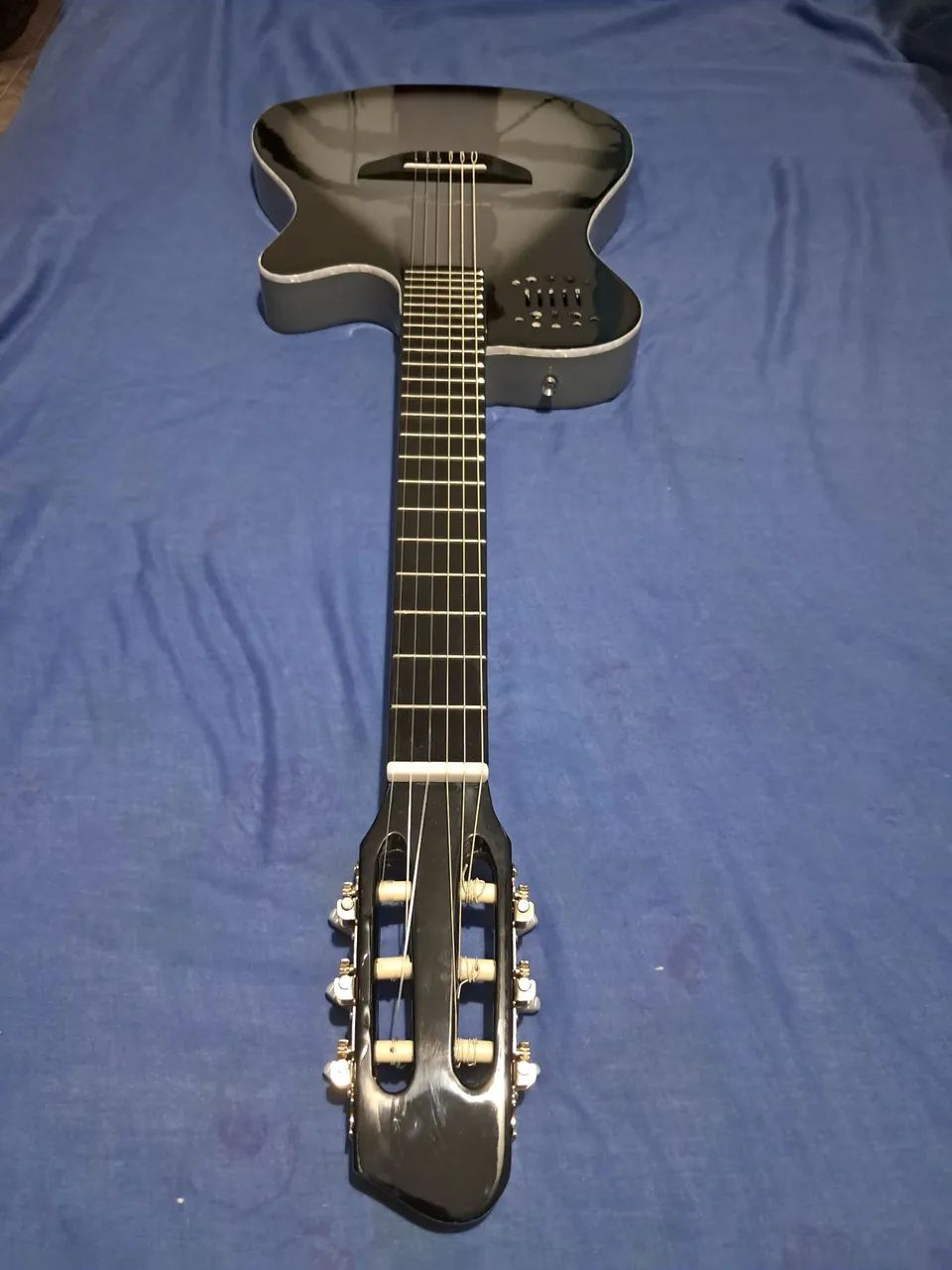 Violão flat semi acústico gleuso luthier  - Foto 5