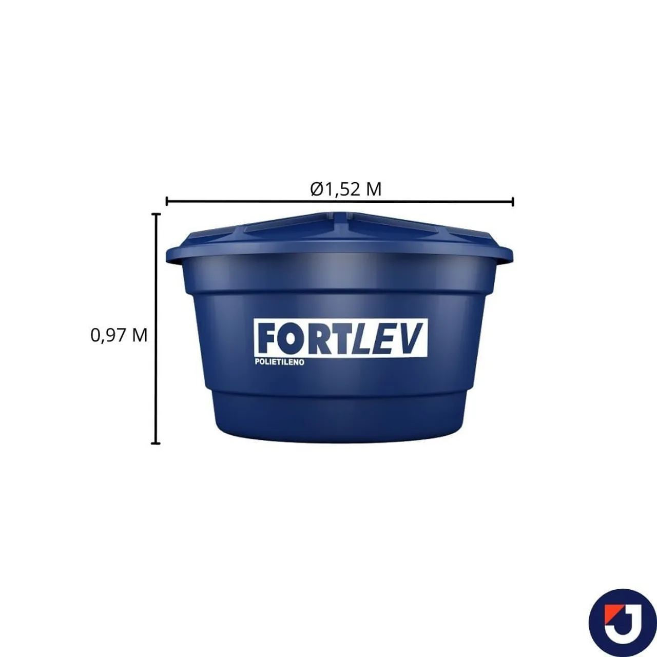 CAIXA DA ÁGUA 1.000 LITROS FORT LEVE BARATO - Foto 3