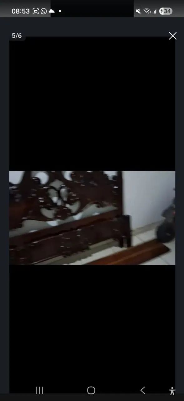 Cama de madeira de casal  - Foto 3