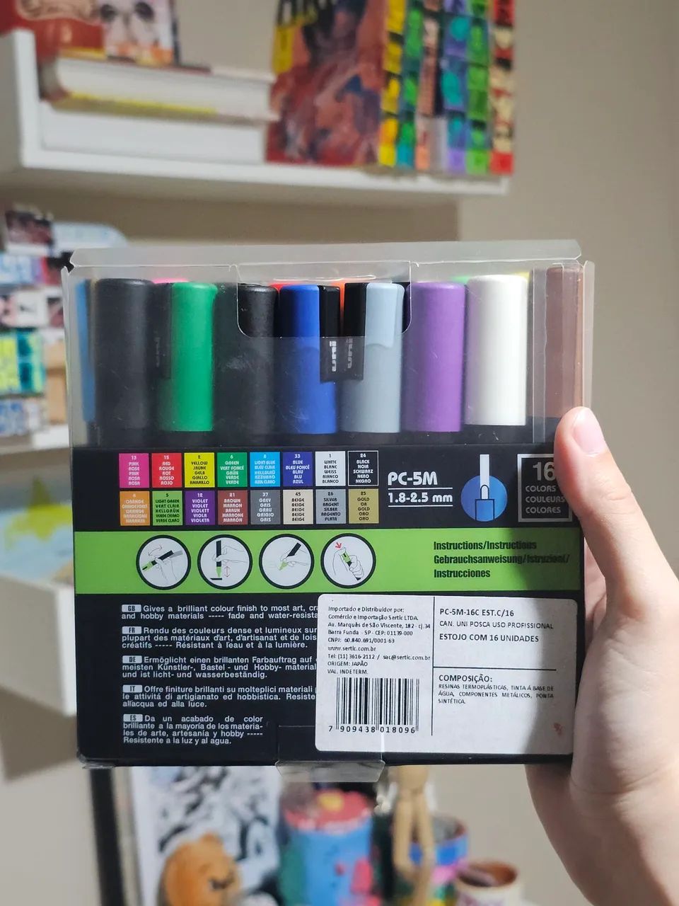 Kit posca 16 cores - Foto 2