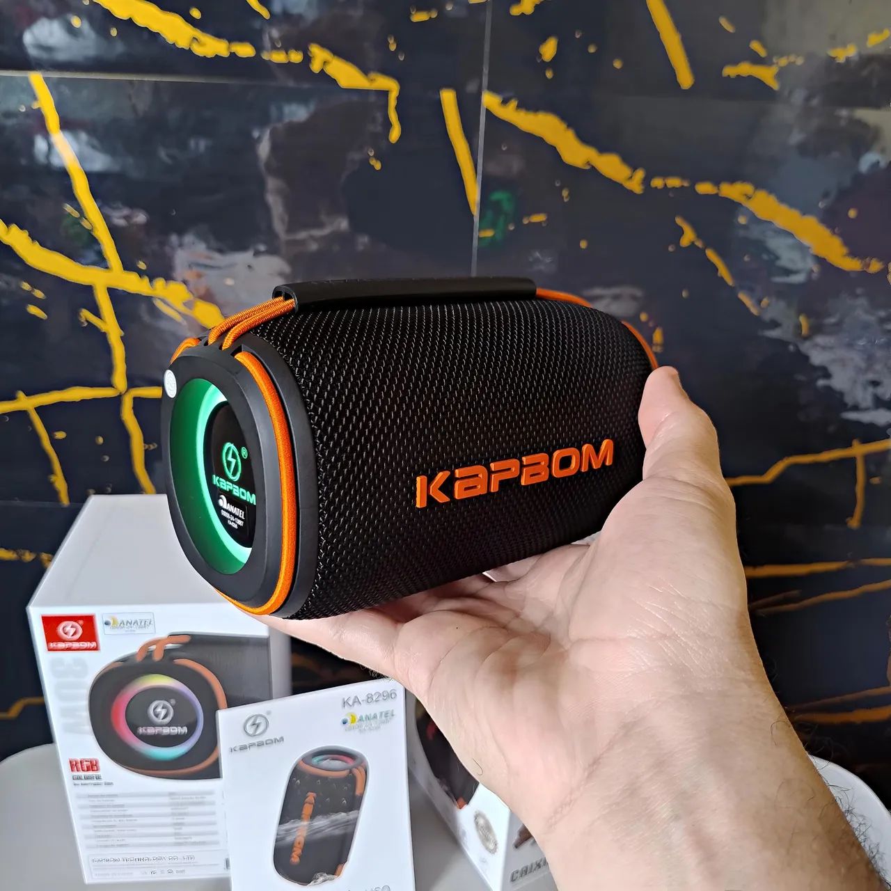 Caixa de som Bluetooth portátil Kapbom 30w com Entrega. - Foto 5