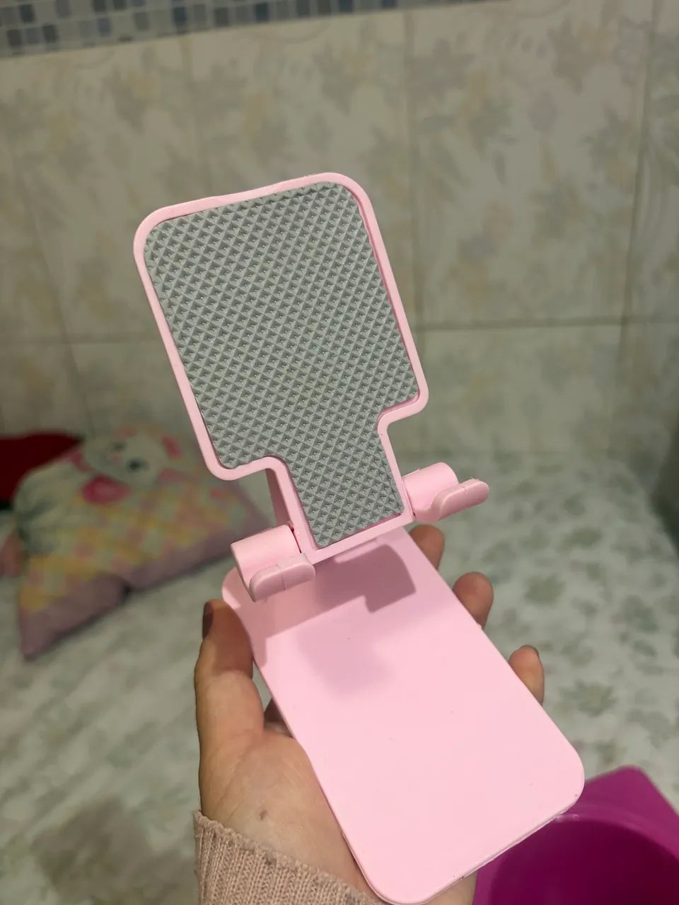 SUPORTE PARA CELULAR DOBRÁVEL E AJUSTÁVEL 