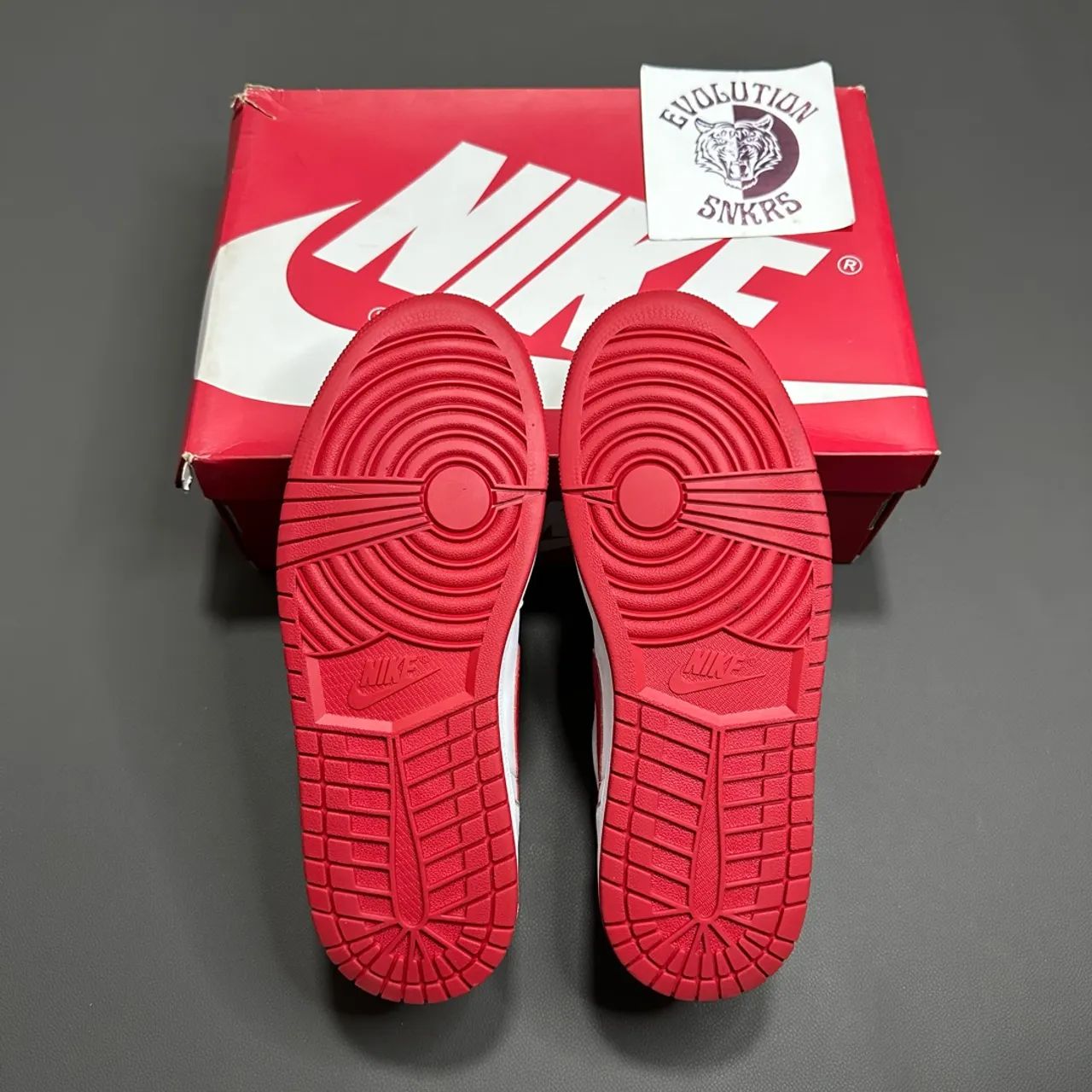 Air Jordan 1 Low OG White Red - Foto 4