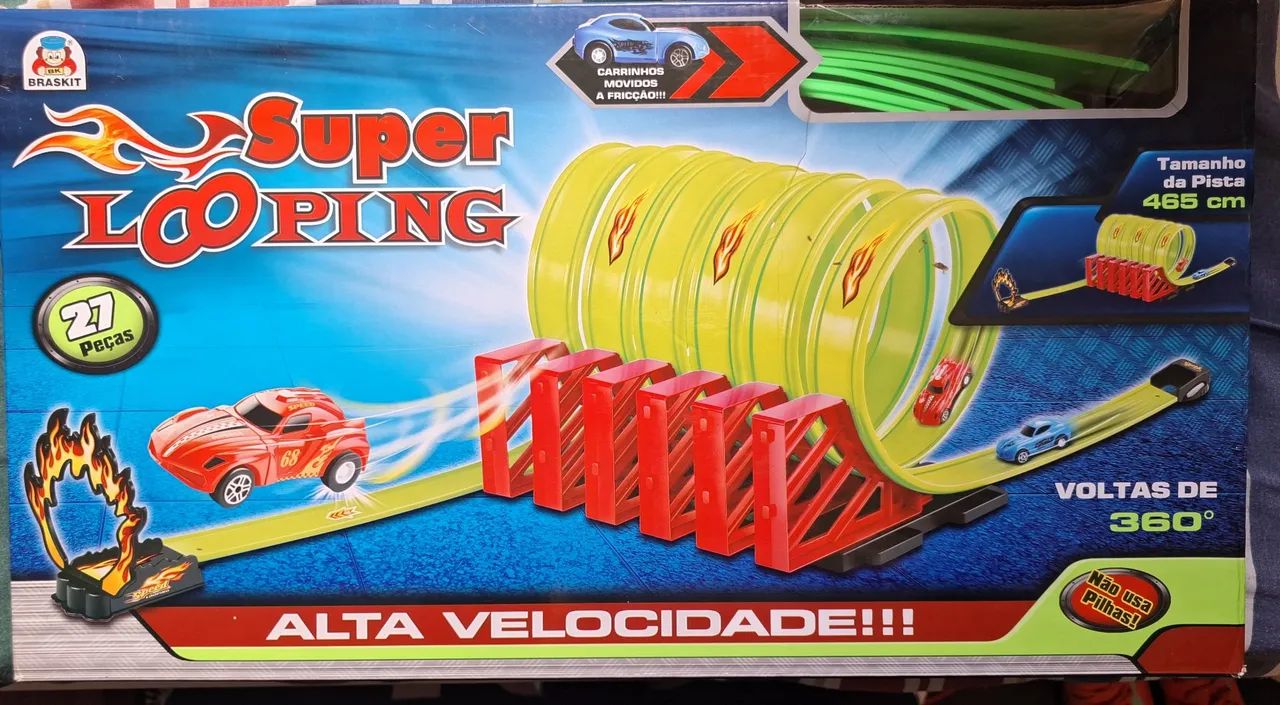 Pista de brinquedo Super Looping