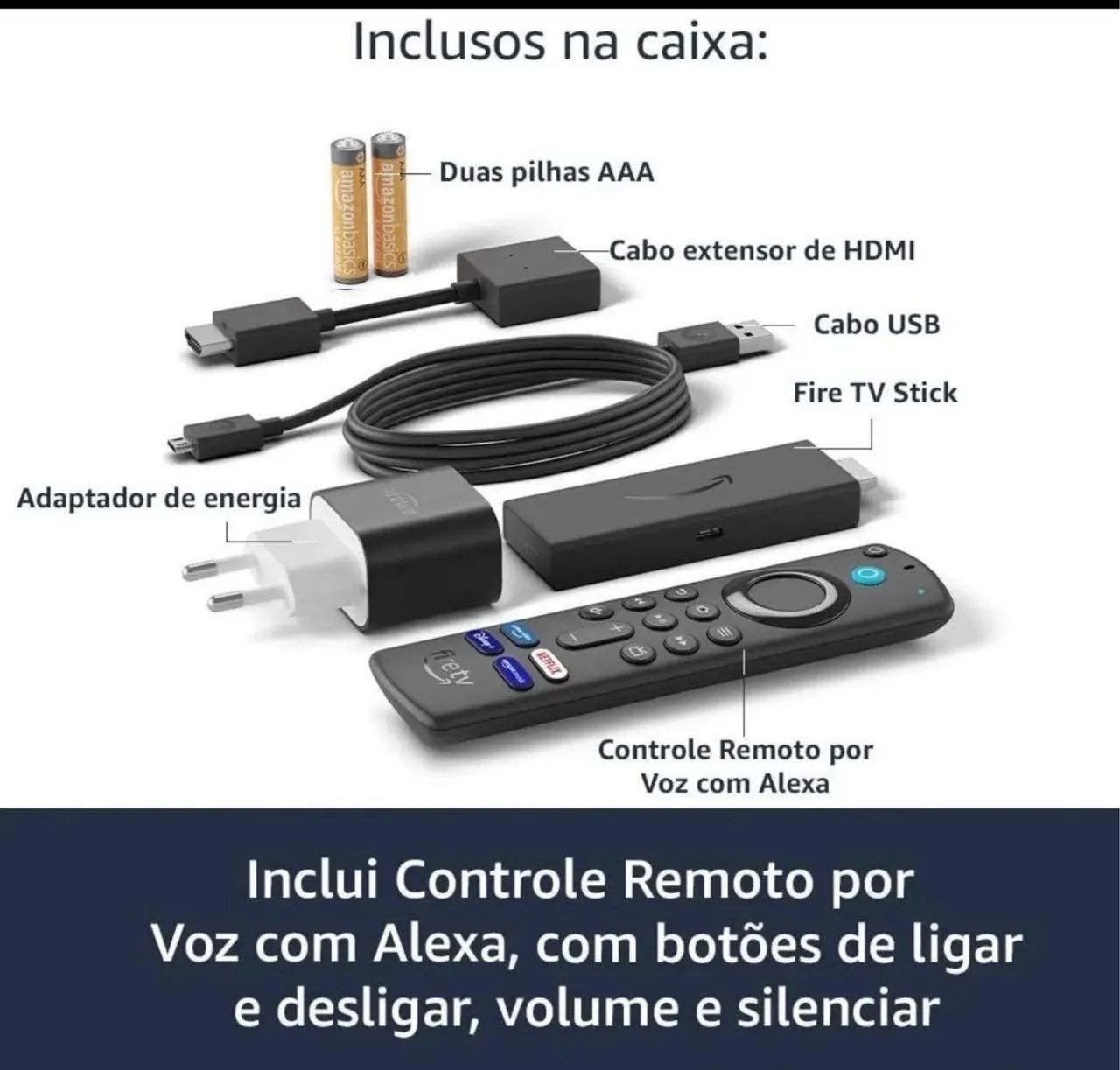 AMAZON FIRE TV STICK ORIGINAL(LACRADO ) - Foto 3