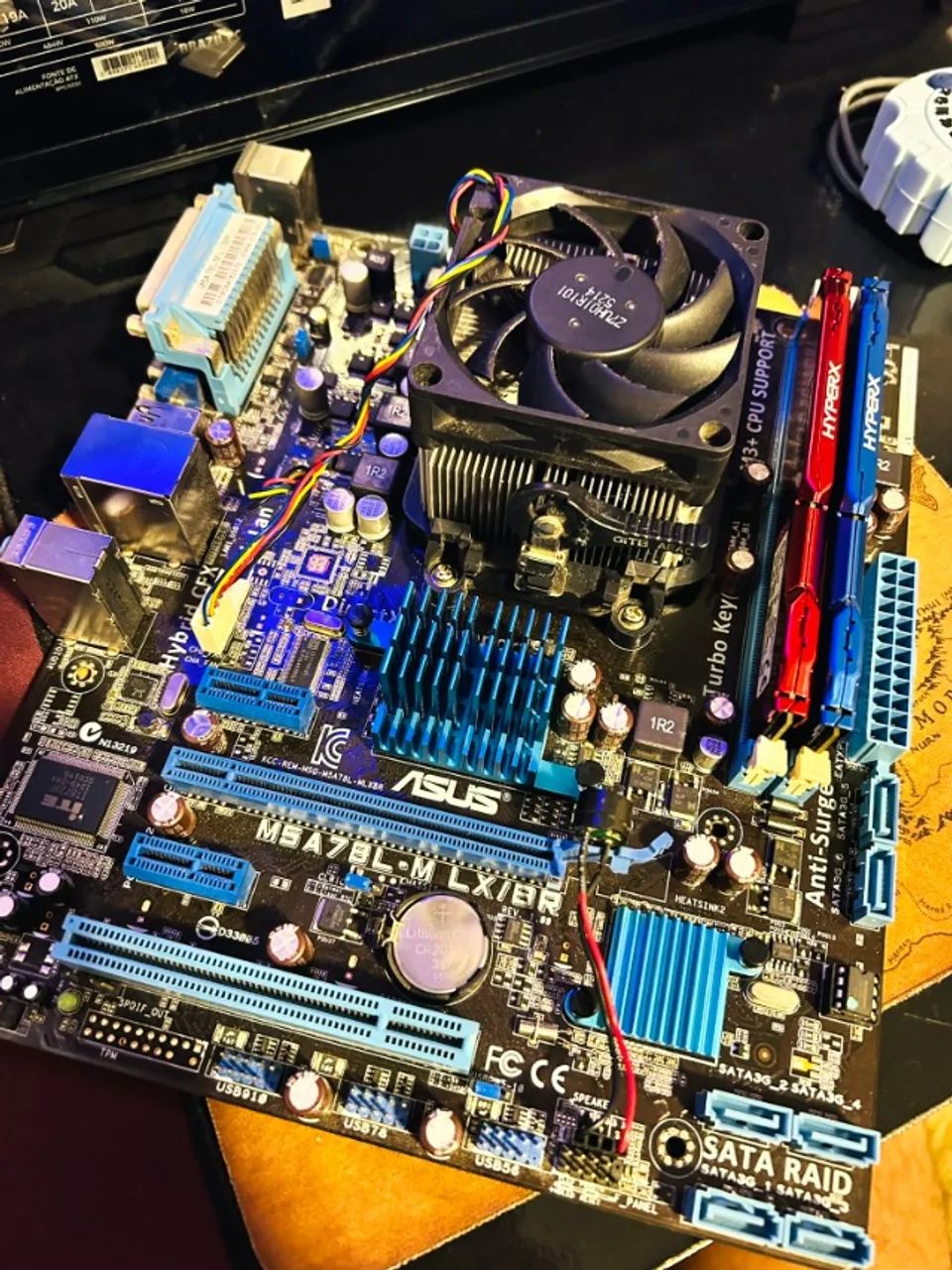 Placa Mãe Asus (kit usado) - Foto 3