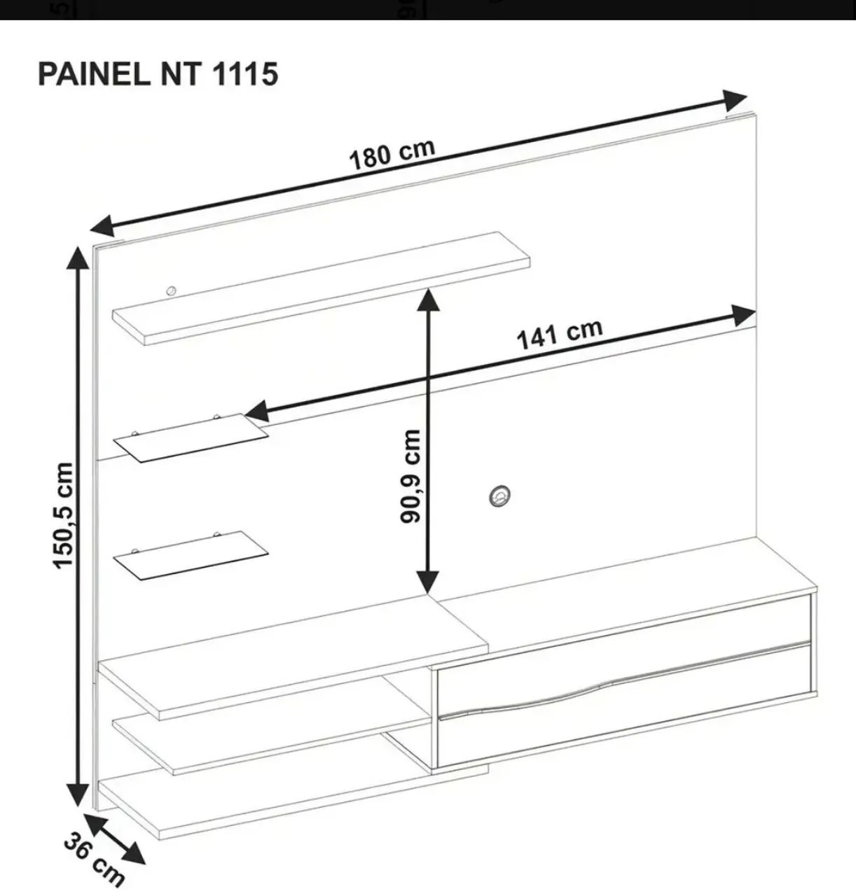 Painel de TV  - Foto 3