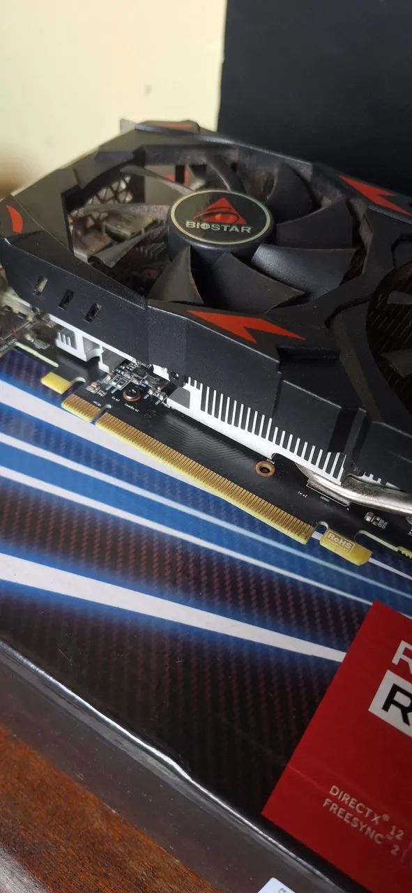 Placa de Vídeo Biostar Radeon RX 580 8GB (Com Caixa e Teste) - Foto 3
