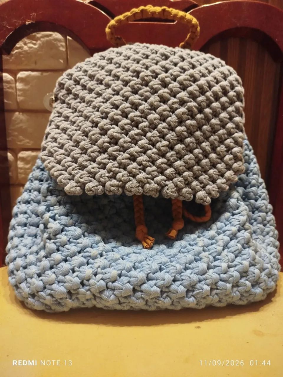 Bolsa Artesanal em Macrame  - Foto 4