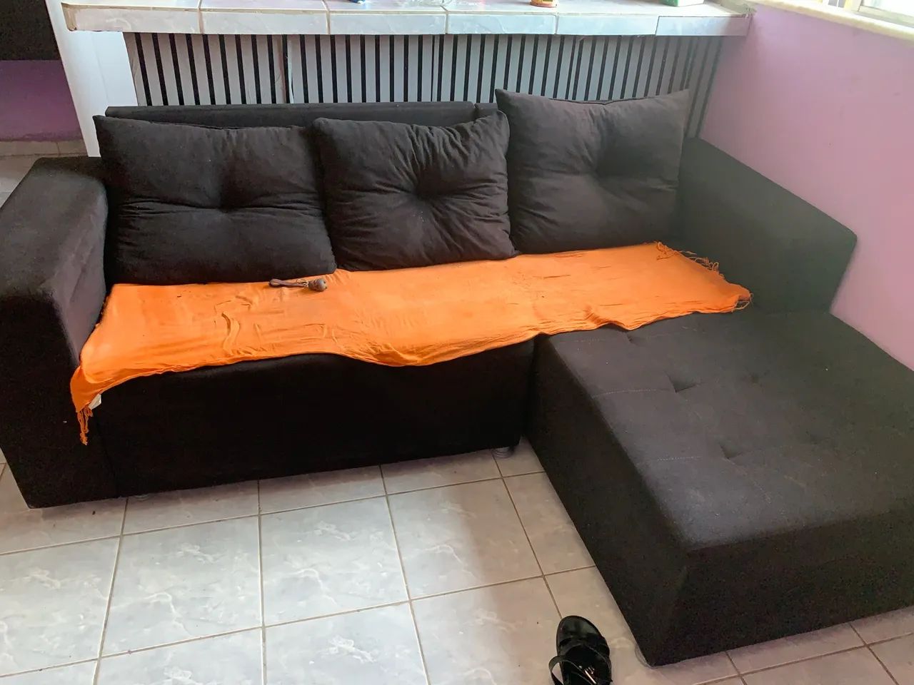 Sofá preto  - Foto 2