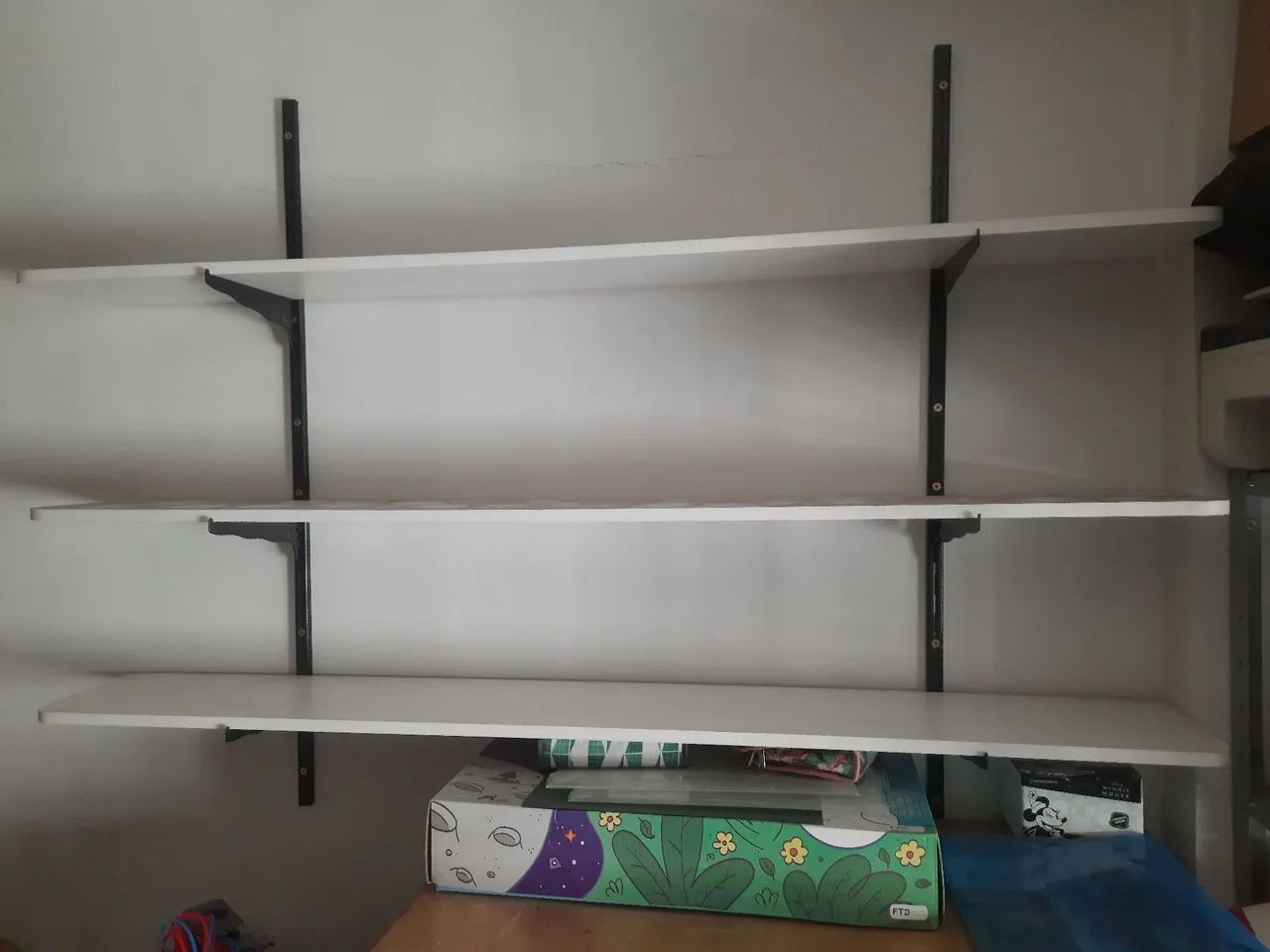 Prateleiras em MDF com suporte (mão francesa) - Foto 3
