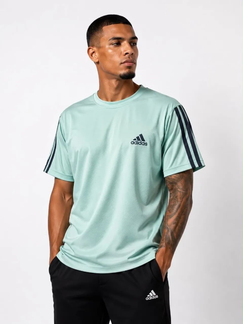 Camisa Dry Fit Adidas Verde