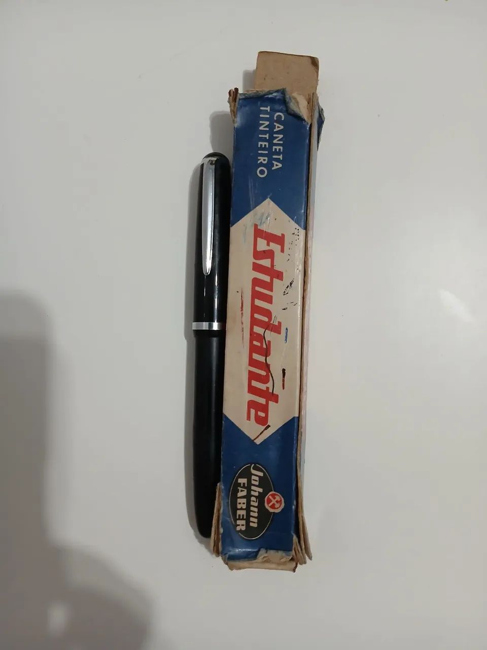 Caneta tinteiro estudante Johann Faber-Castell década de 60 - Foto 4