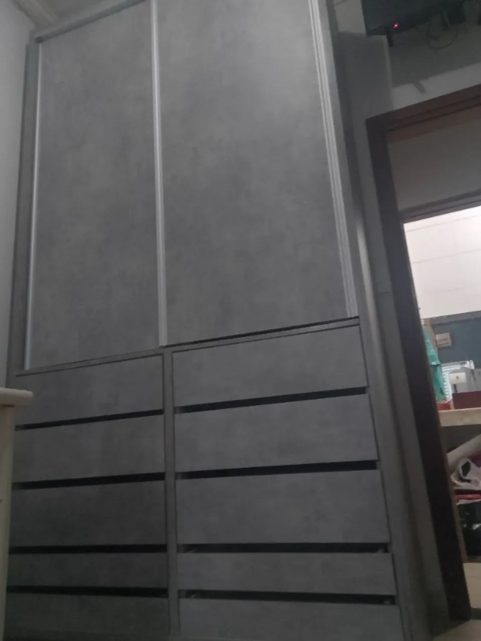 Guarda roupa / cinza marmorizado  - Foto 5