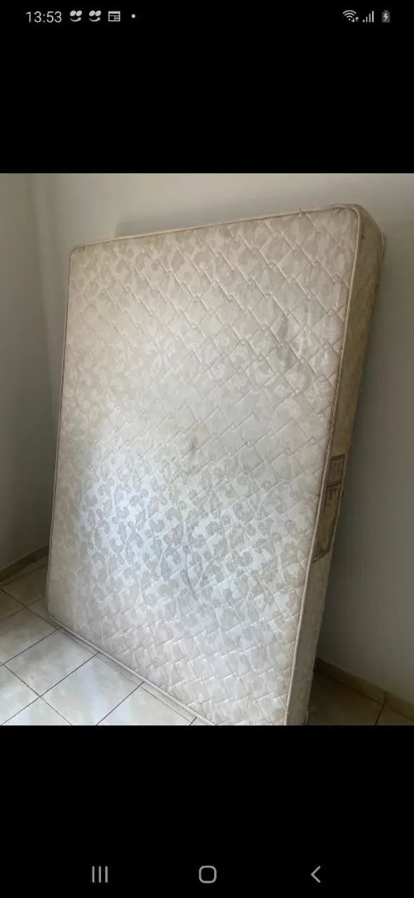 DOAÇÃO CAMA BOX CASAL - SEM COLCHÃO 