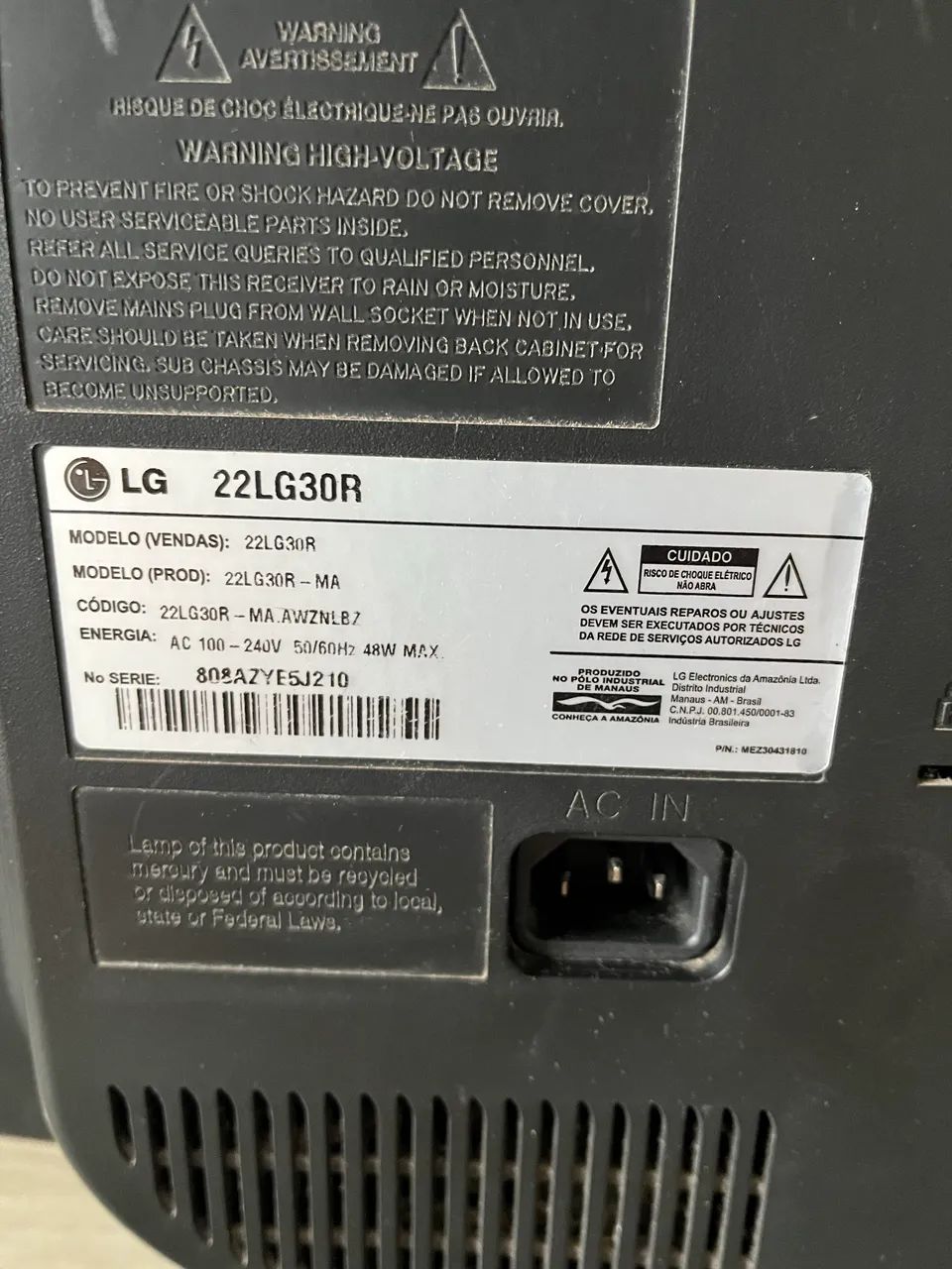 TV LG 22 polegadas  - Foto 4