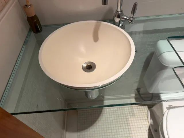 Conjunto de metais, cuba e bancada de vidro (lavabo 2) - Foto 2