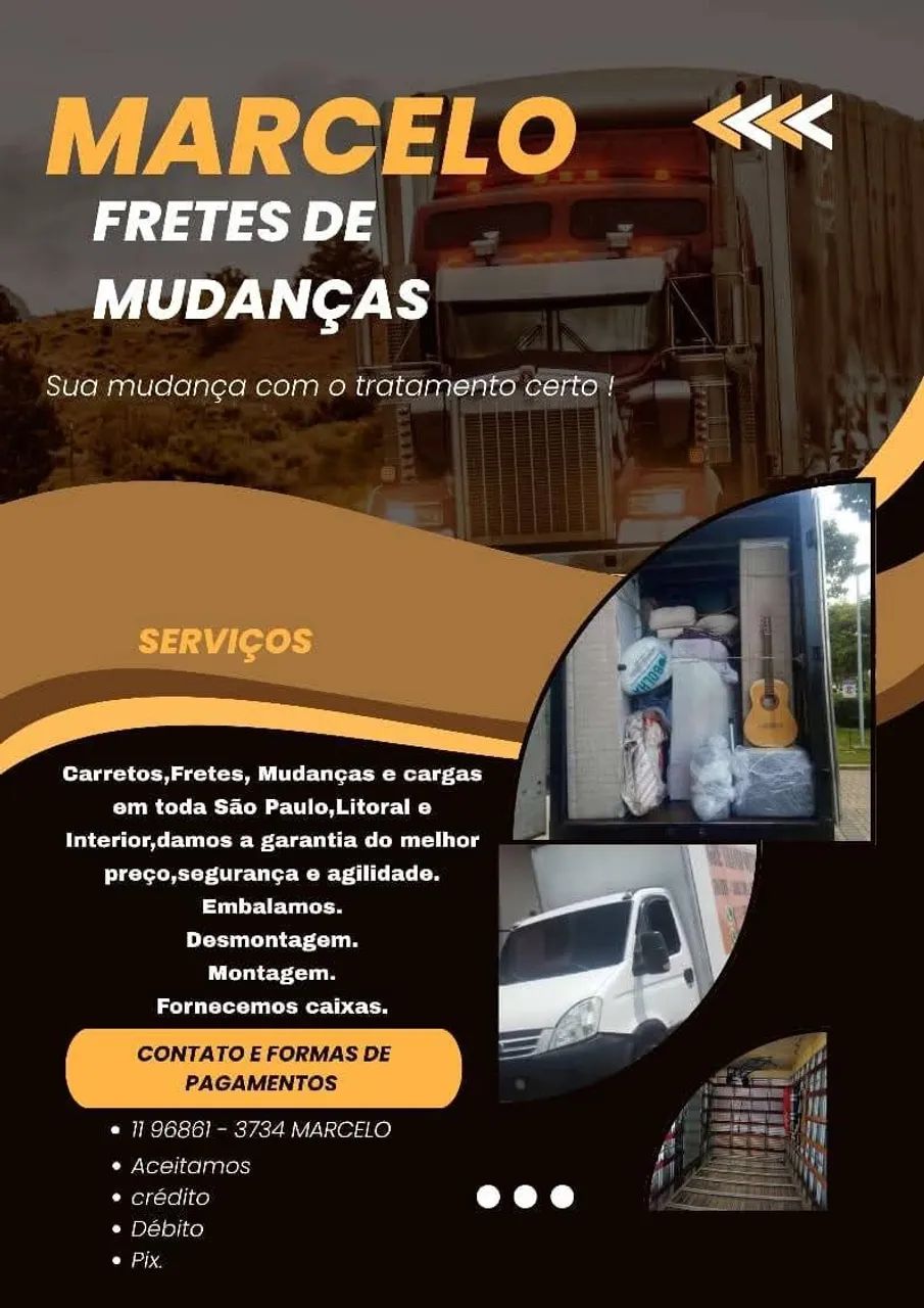 Fretes,Mudanças e Carretos 