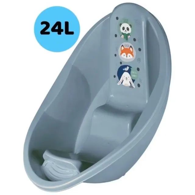 Banheira infantil Azul com Suporte - Foto 2