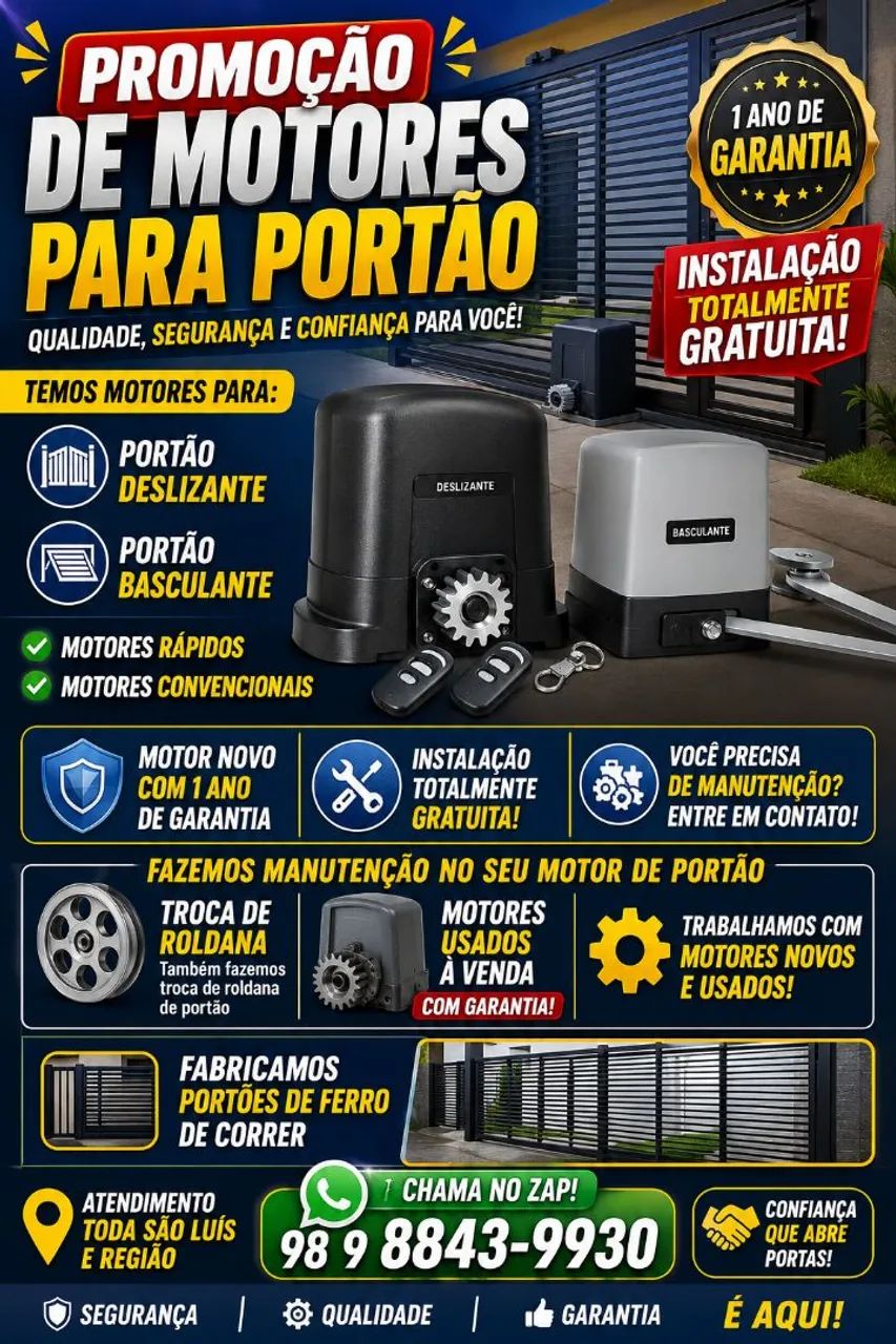 Motor para portão 