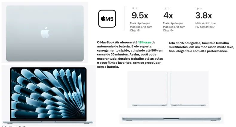 Macbook Air M5 15" - 24G RAM - 512 SSD - Foto 5