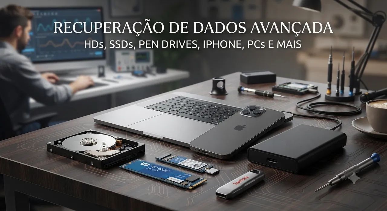 Recuperação de dados perdidos hds PEN Drives  - Foto 3