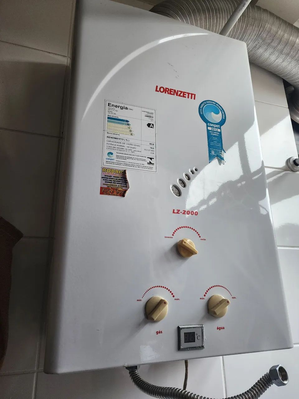 Aquecedor a gás lorenzetti 
