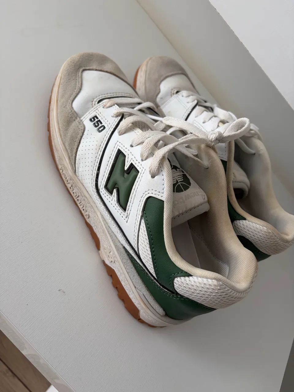 Tênis New Balance 550 verde e branco  - Foto 2