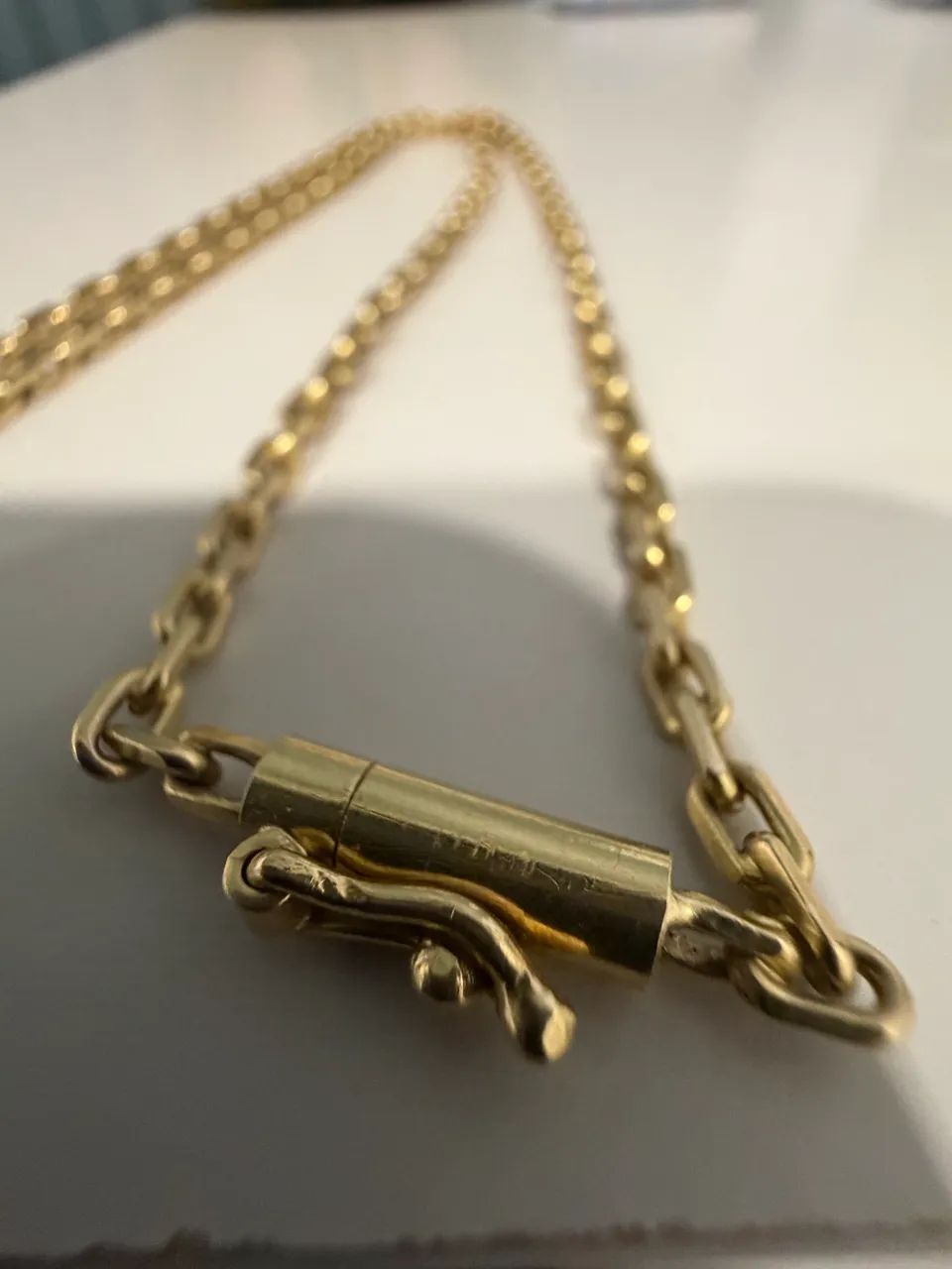 Cordão de ouro modelo Cartier 17.7G