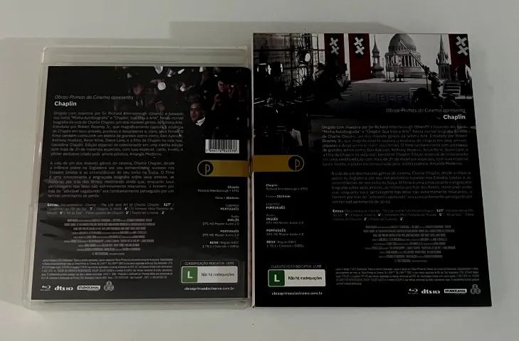Blu-ray Chaplin (Obras Primas do Cinema) - Com Robert Downey Jr. - Foto 2
