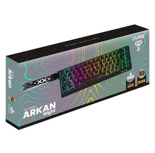 TECLADO GAMER 65% ARKAN 