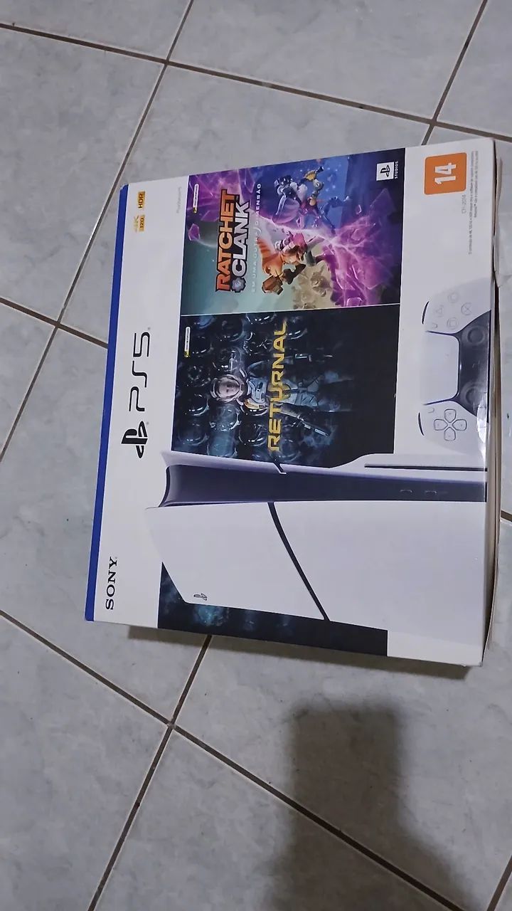 PlayStation 5 slim com leitor de disco  - Foto 4