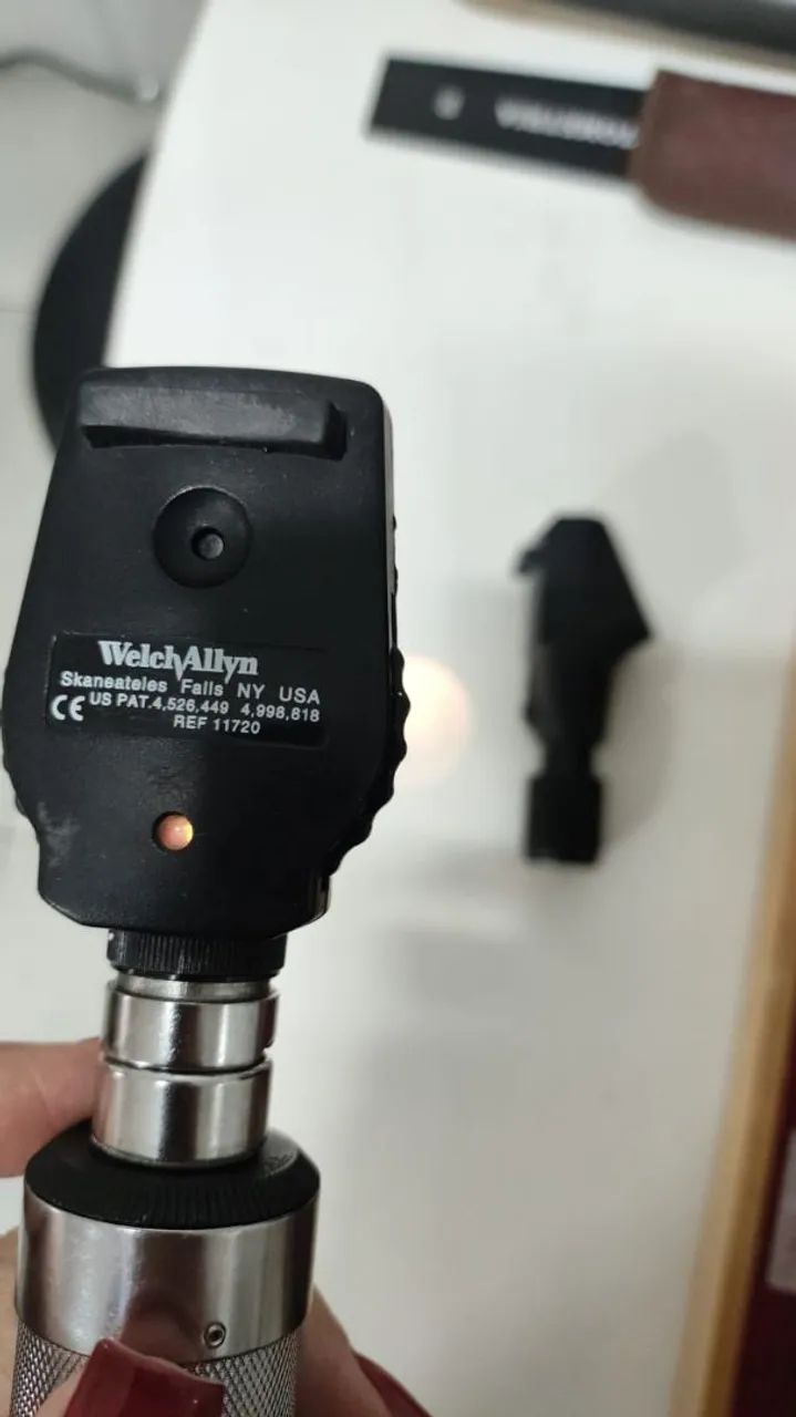 Oftalmoscópio e retinoscópio sem bateria  equipamento médico 