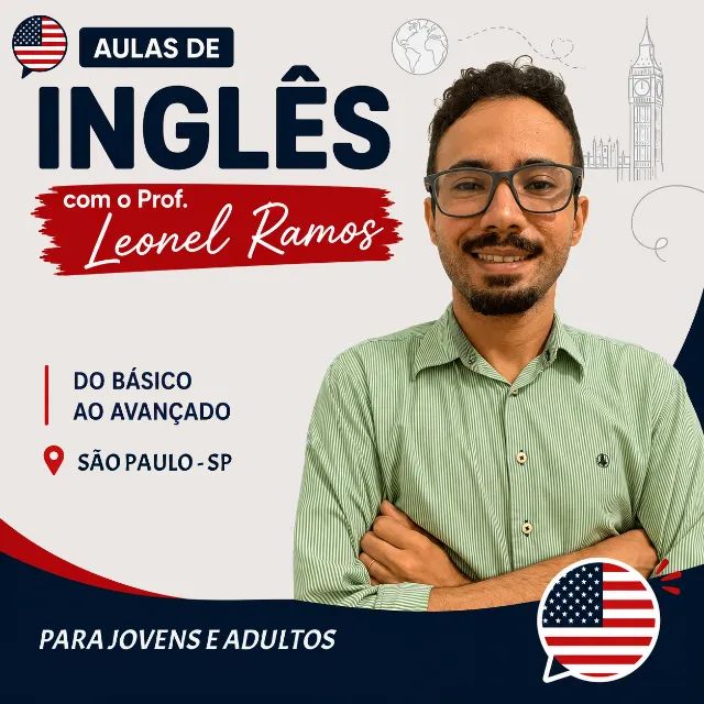 Inglês Online com Professor Particular