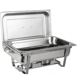 Locação de réchaud de mesa e buffet térmico 6 cubas  - Foto 2