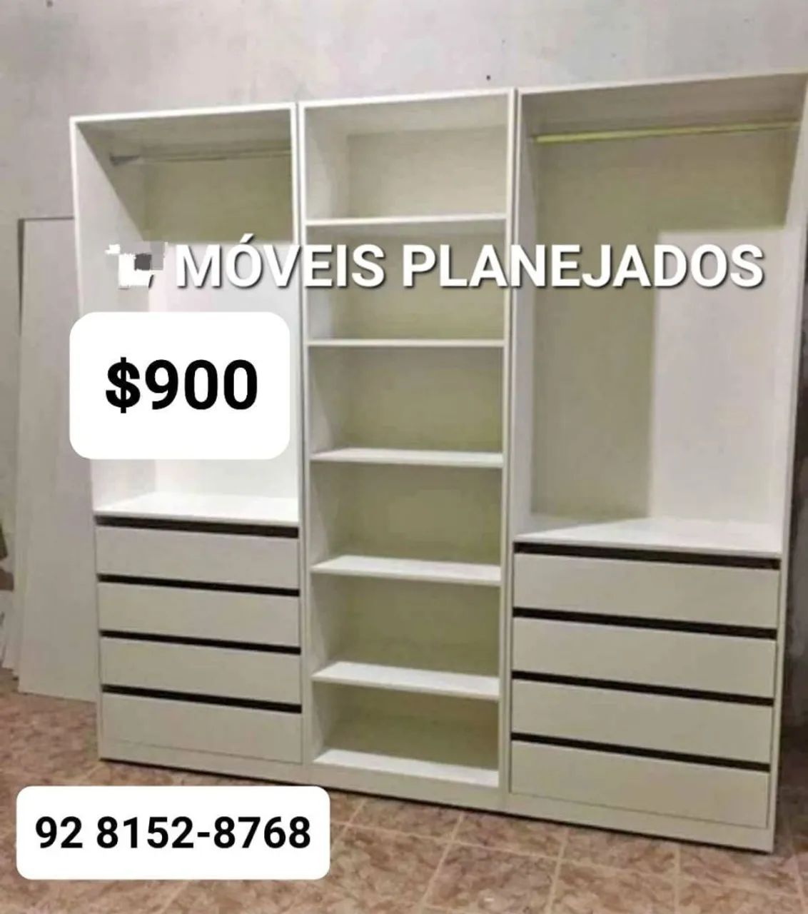 Closet Modelos de casal em oferta 