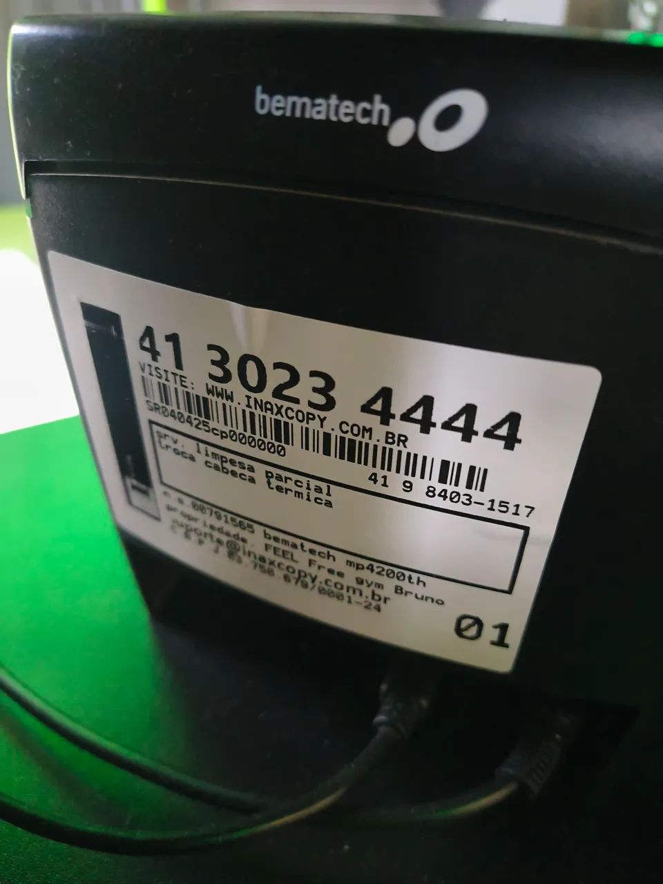 Impressora Térmica Bematech 4200 TH - Foto 4