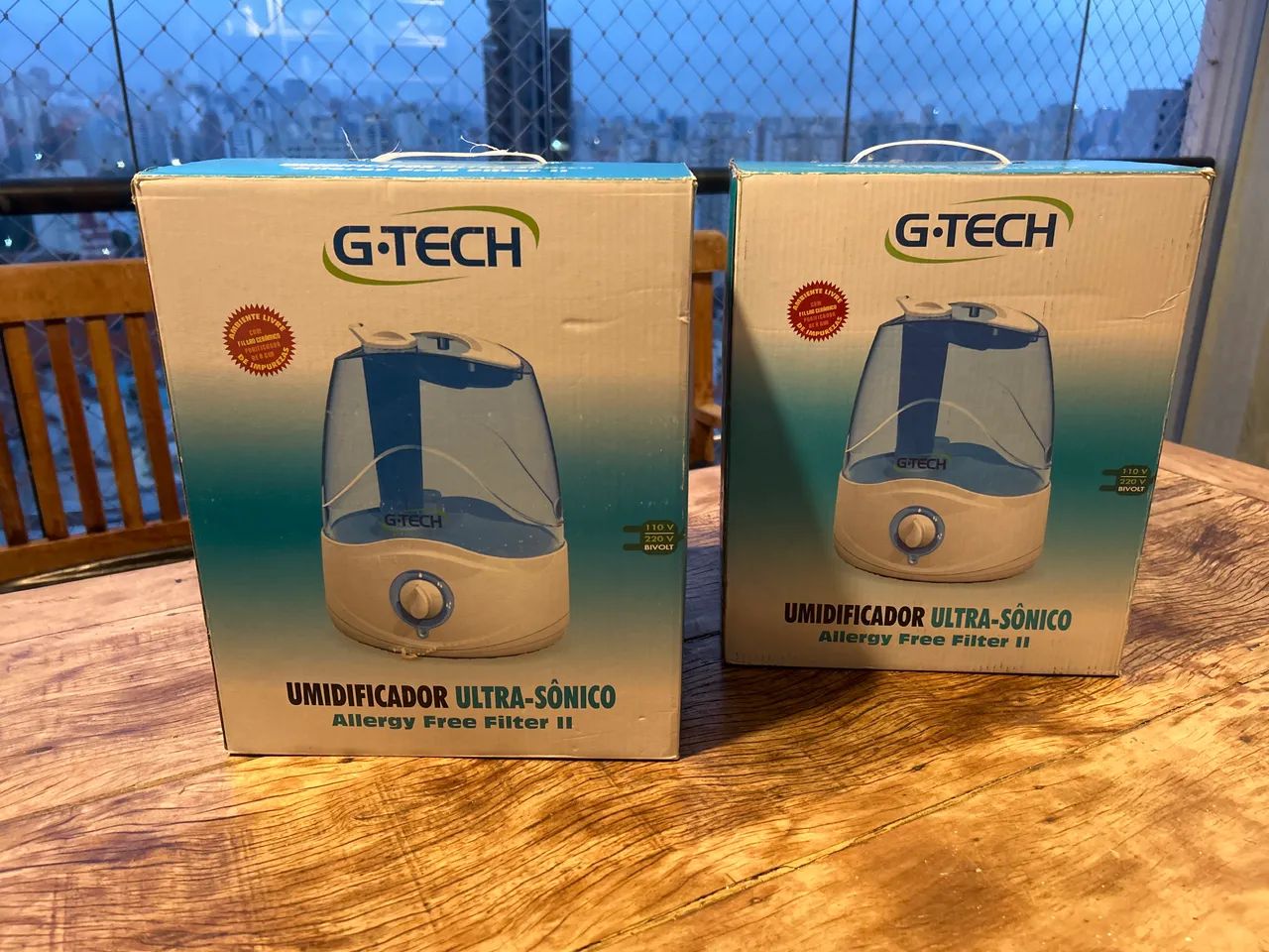 Dois umidificadores G-TECH